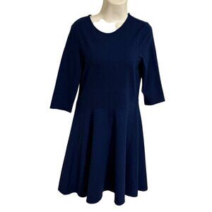 Leota‎ A-Line Royal Blue Thick Dress SZ Large Fall Office